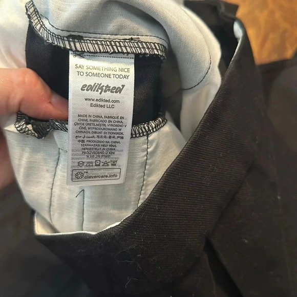Edikted black pants size Medium. Quality pants. NWTs - Picture 3 of 6